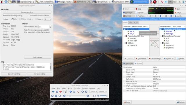 Raspberry PI - demo of an Ekiga Voip:SIP phone call - with the G722 audio codec смотреть онлайн