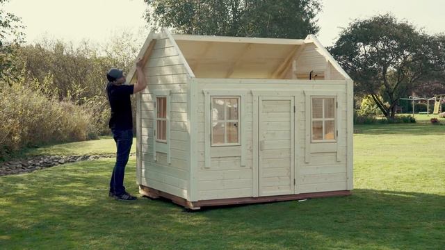 Kids Outdoor Playhouse Assembly Video By Whole Wood Playhouses
