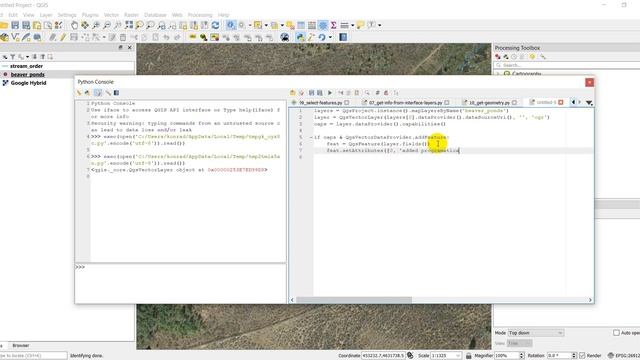QGIS Python (PyQGIS) - Create features (point) смотреть онлайн
