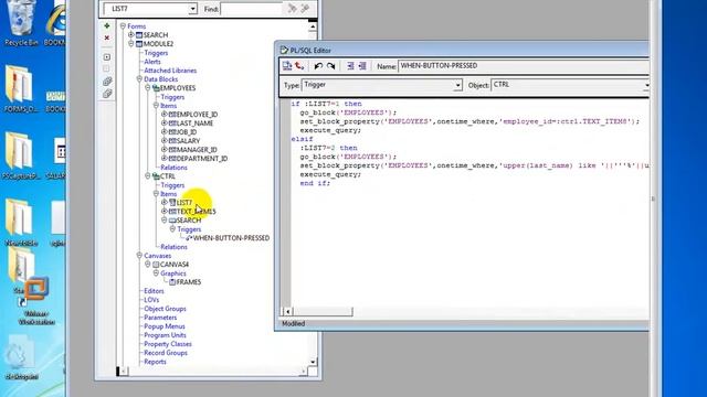 Search Option in Oracle forms 10g смотреть онлайн