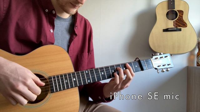 Shure MV88+ vs iPhone SE (2020) built in mic for Acoustic Guitar смотреть онлайн