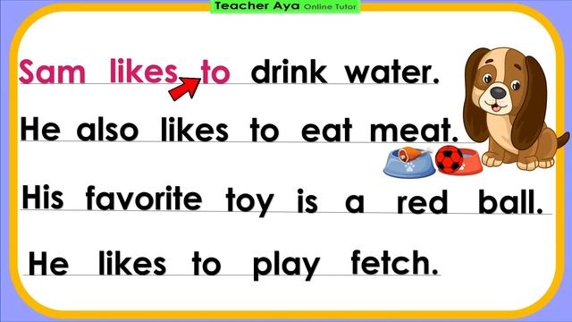 Reading Tutorial || Short Story || Reading Lesson || My Little Puppy смотреть онлайн