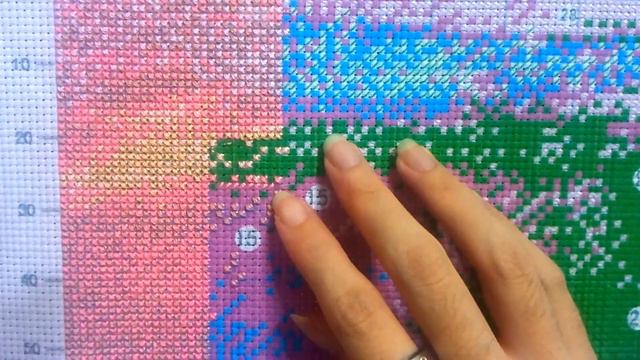 Flosstube #40 Stitch With Me: Lavender Sea - Part 3 смотреть онлайн