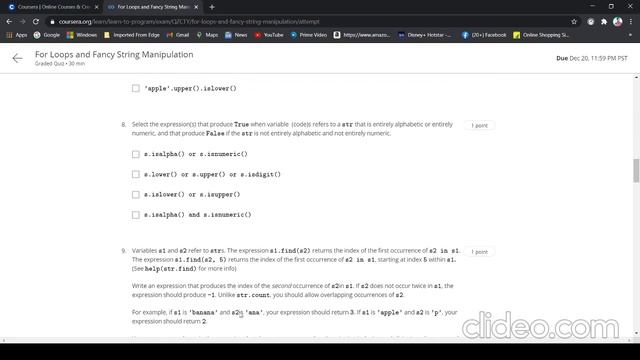 Python Week 4 Quiz Answers | Learn to program смотреть онлайн