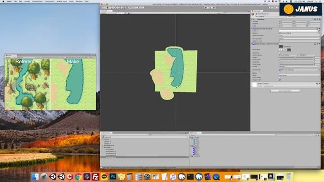 Create top-down 2D Map with Sprite Shape in Unity смотреть онлайн