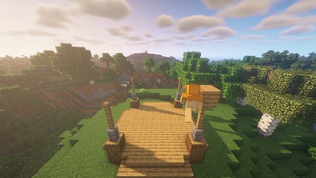 Minecraft - How to Build a Oak Gazebo - Gazebo Tutorial смотреть онлайн