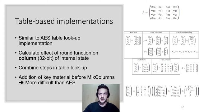 Optimized Software Implementations for the Lightweight Encryption Scheme ForkAE - CARDIS 2020 смотреть онлайн