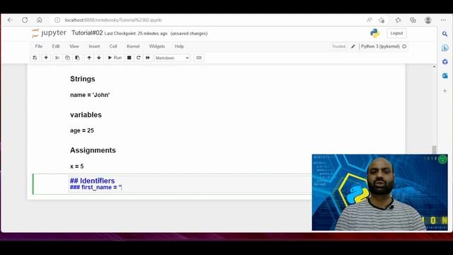 Let us learn Python || Numeric Values, Strings, Variables, Assignments, and Identifiers смотреть онлайн
