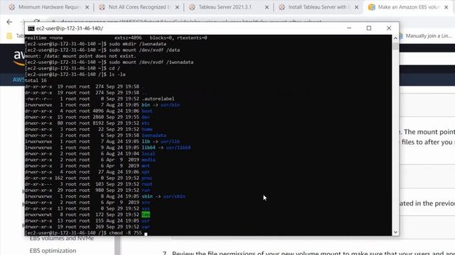 Installing Tableau server with external file store on Linux смотреть онлайн