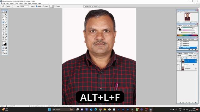 How To Make Passport Size Photo In Adobe Photoshop 7.0 In Hindi Tutorial смотреть онлайн