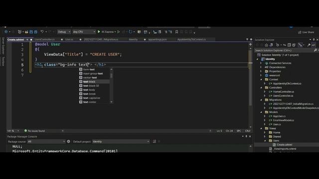 ASP NET CORE IDENTITY.AUTHETICATION & AUTHORIZATION IN ASP.NET CORE.HOW TO USE ASP.NET CORE IDENTIT смотреть онлайн