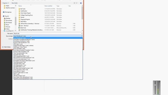 How to save files to older Excel formats in Excel 2013 смотреть онлайн