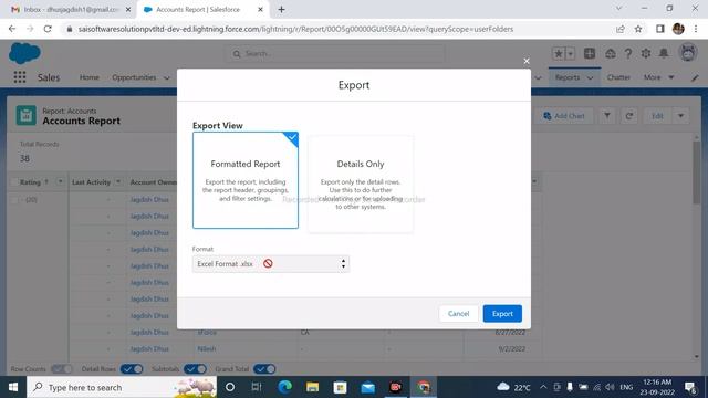 Tutorial 9 : Export Report From Salesforce to Excel or CSV Format смотреть онлайн