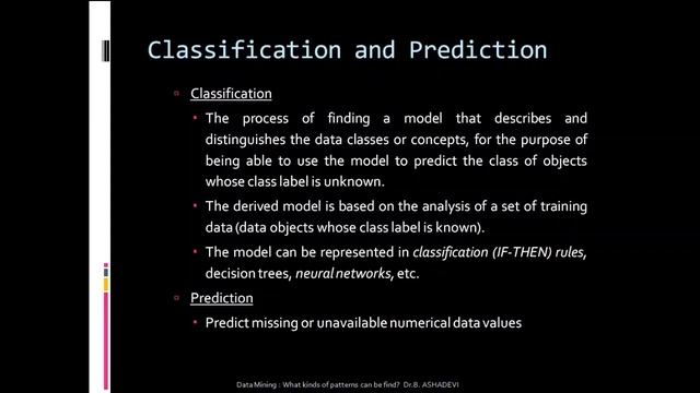 Data Mining Functionalities - Lec 4 смотреть онлайн