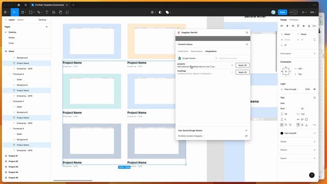 Figma Tutorial: Use Google Sheets as a Figma text content library смотреть онлайн