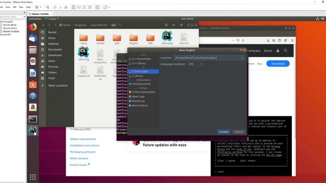 Setting Clion first time to run with CMakelist and Makefile for C and C++ смотреть онлайн