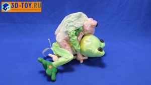 18+ МИНИ-ОБЗОР НА ПОЮЩУЮ ИГРУШКУ «ЛЯГУШКИ ТИМ И ДЖЕЙН». 3Д ТОЙ.