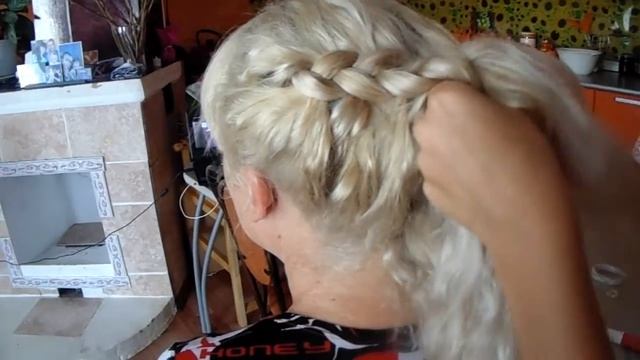 как заплести французскую косу. пляжная прическа. смотреть онлайн