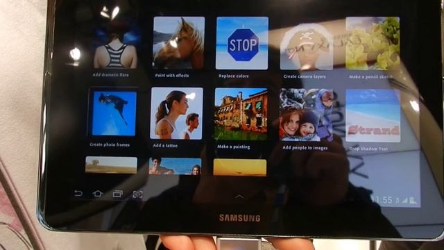 Demo Adobe Photoshop del Samsung Galaxy Tab - MWC 2012. смотреть онлайн