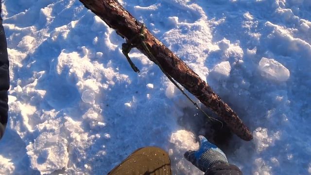 Рыбалка в Якутии на реке Алдан. Ноябрь 2021