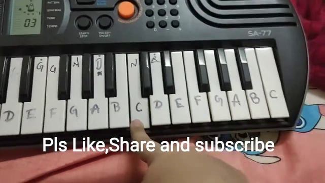 Twinkle Twinkle Little Star ⭐ tune on casio sa77 смотреть онлайн