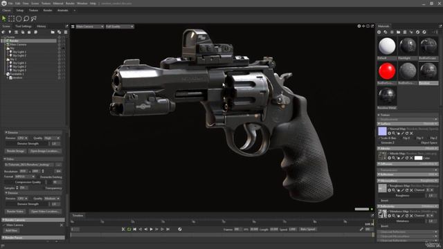 21. Делаем рендеры для портфолио в  #marmoset_toolbag4