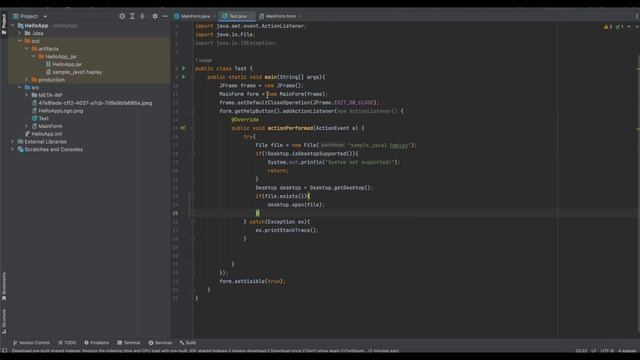 HelloApp Studio Tutorial - Video 8: Integrating in-app guide into Java application смотреть онлайн