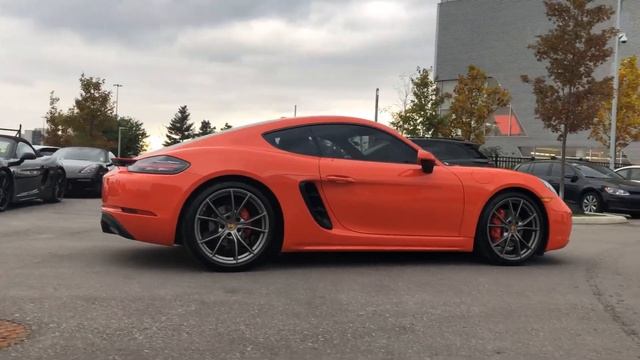 Certified Pre-Owned 2018 Porsche 718 Cayman S In Lava Orange