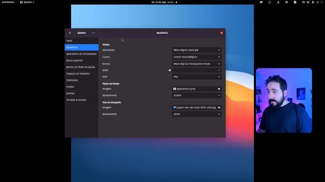 Deixe o Linux (GNOME) com visual do macOS Big Sur смотреть онлайн