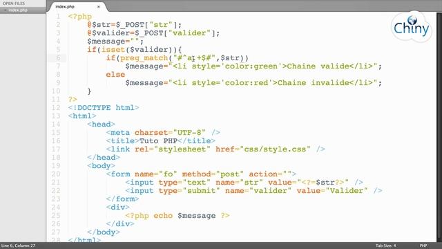 Apprendre PHP (15/19) - Les expressions régulières (Regex) смотреть онлайн
