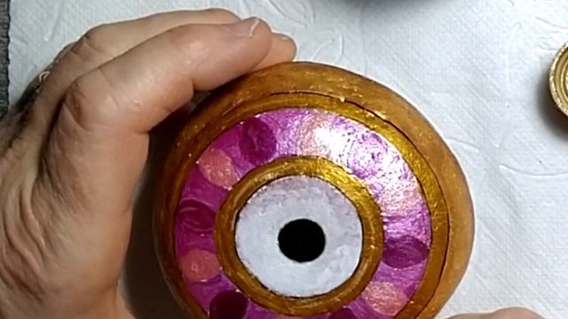 Fuchsia Mandala  Evil Eye Flower