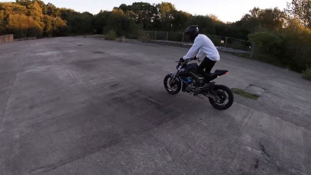 Zontes Zt 125 U Wheelie Practice