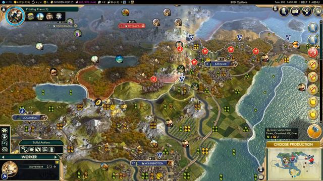Civilization 5 Gameplay [Civ 5 Mods] Brave New World | America USA Strategy | Part 14 смотреть онлайн