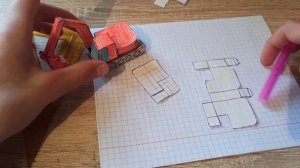 Как создать автомобиль из бумаги? - делаю шаблон