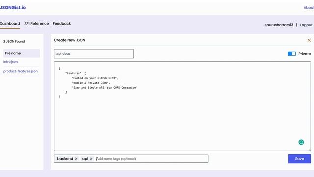 Simple and Free JSON Storage/Database смотреть онлайн