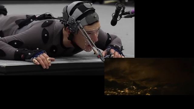 Benedict Cumberbatch Smaug mocap comparison смотреть онлайн