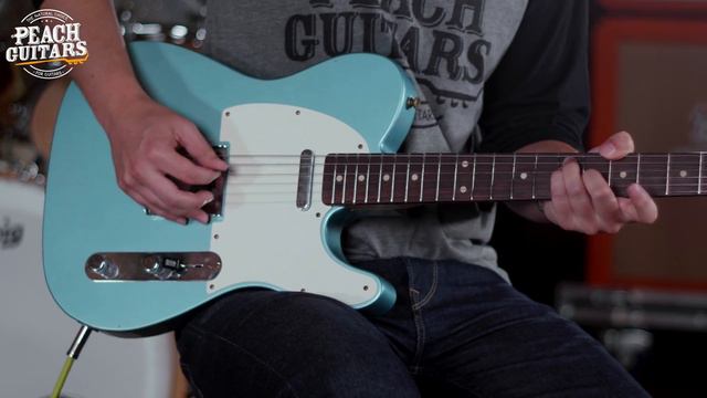 Fender Custom Shop Limited '60 Tele Journeyman Aged Teal Green Metallic смотреть онлайн