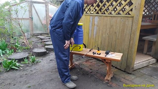 Аккумуляторный Опрыскиватель Union ОР-16АТ (Обзор) смотреть онлайн