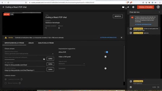 Coding a React P2P chat смотреть онлайн