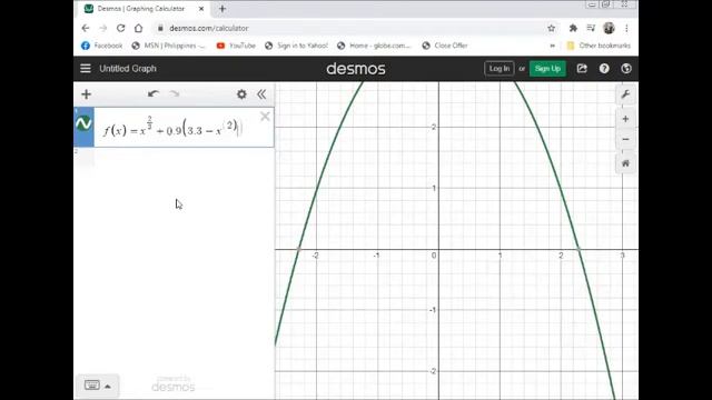 Creating Heart Curve On Desmos Calculator HAPPY VALENTINE'S DAY! #valentinesday #heartsday