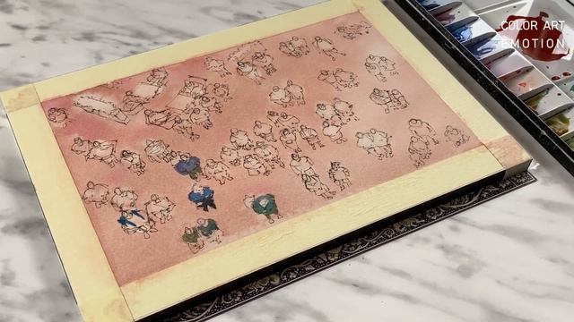 People from Above Sketching and Painting смотреть онлайн