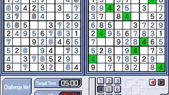 Challenge Me: Brain Puzzles (DS) - Sudoku Gameplay смотреть онлайн