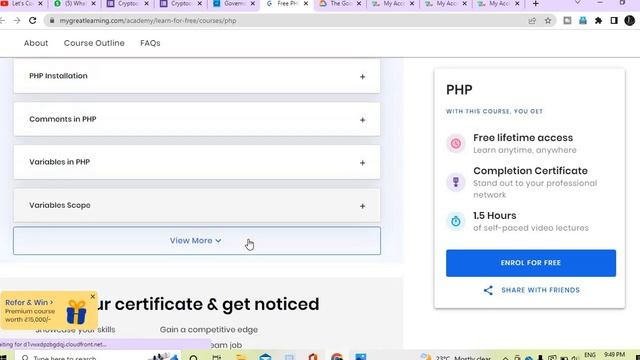 Free PHP Programming Certification | PHP Programming | Free PHP Certificate смотреть онлайн