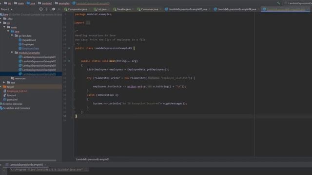 Handling Exceptions in Lambda Expressions | Java Lambda Expressions #7 смотреть онлайн