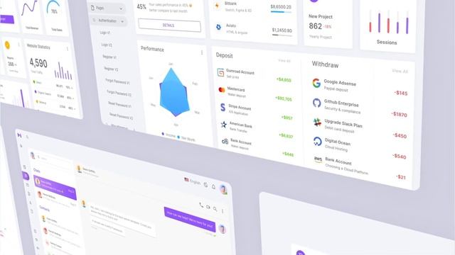 Materio – Figma Admin Dashboard Builder & UI Kit смотреть онлайн