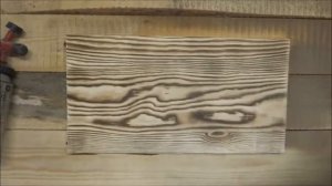 Технология обжига древесины