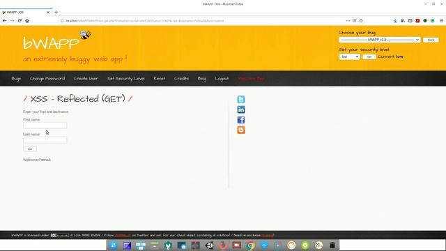 BWAPP - Cross-Site-Scripting - Reflected  (GET & POST) - #1