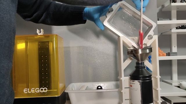 How to clean resin VAT (resin tank) from 3d printers (Quick process) смотреть онлайн