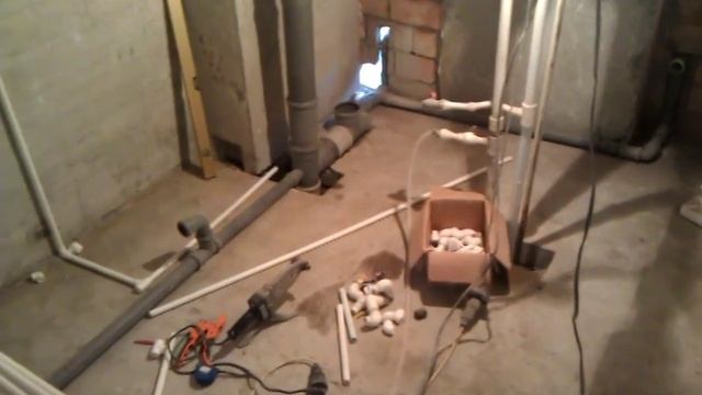 Канализация в стяжку смотреть онлайн