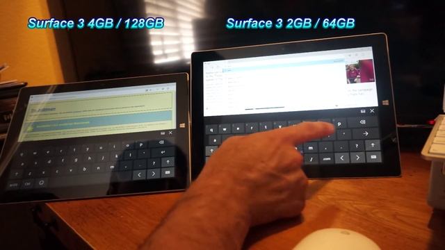 Suface 3 Review: Comparing 2GB vs 4GB Office, Web and Playing Movies смотреть онлайн